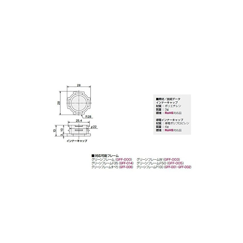 SUS (esuyuuesu) Inner Cap GFA – 400 (Pack)