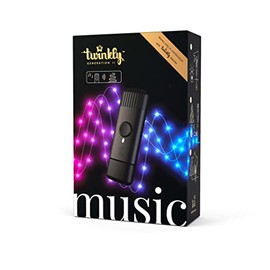 Twinkly Music – Bluetooth and Wi-Fi USB-Powered Sound Sensor for Twinkly Smart LED Lights to Sync to Music