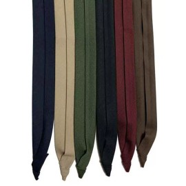 FQH Hat Bands - Two-Pleat Narrow Cotton with Two Hooks-Final Sale - Green