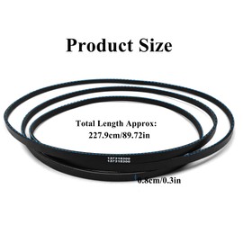 137315300 134719300 Dryer Belt Compatible with Electrolux Whirlpool Maytag Frigidaire -Replaces AP4368788 1482960 7134719300 PS2349294