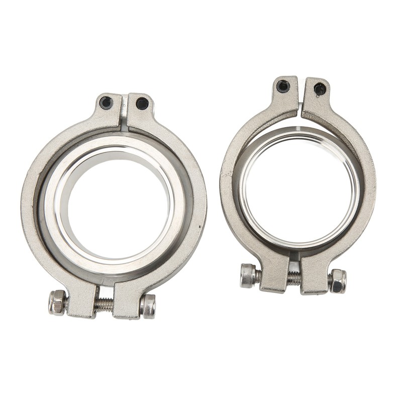 44 mm Wastegate V Band Clamp Set Stainless Steel Inlet