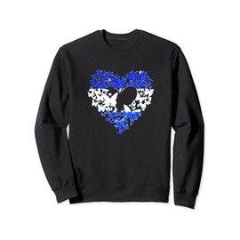 Heart, butterfly, Israel flag, Judaism, support, solidarity Sweatshirt