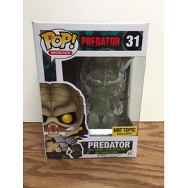 Funko Pop Movies Predator Clear Green Blood Splatter Hot Topic Exclusive #31 Vinyl Figure