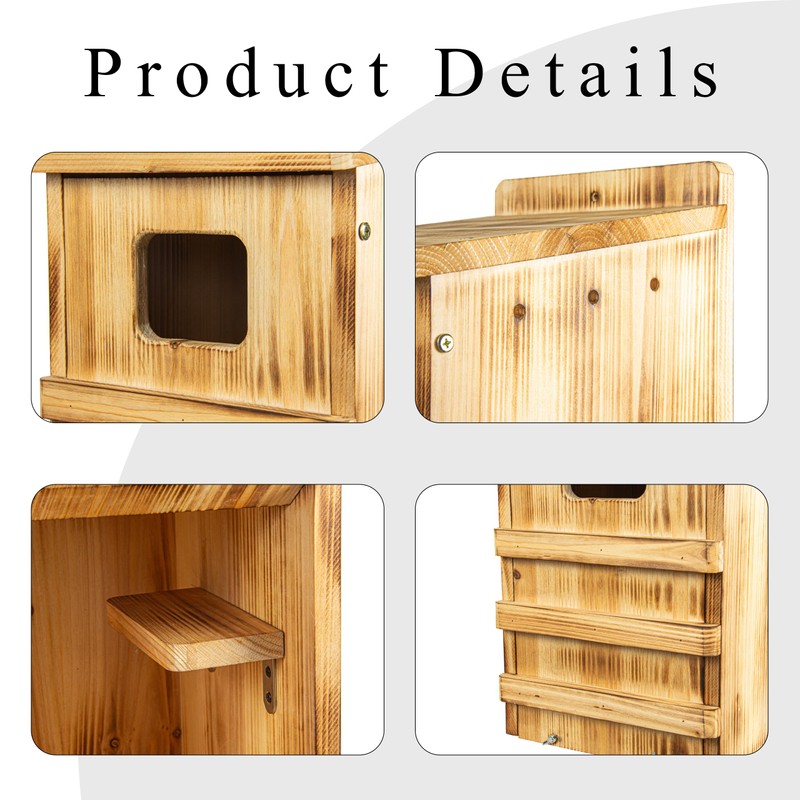 BalterFF Duck Houses for Outside Shelter Wood Duck Nesting Box