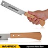 Hanpex 6-Inch Japanese Hand Saw, SK5 Pull Saw, Flexible Blade