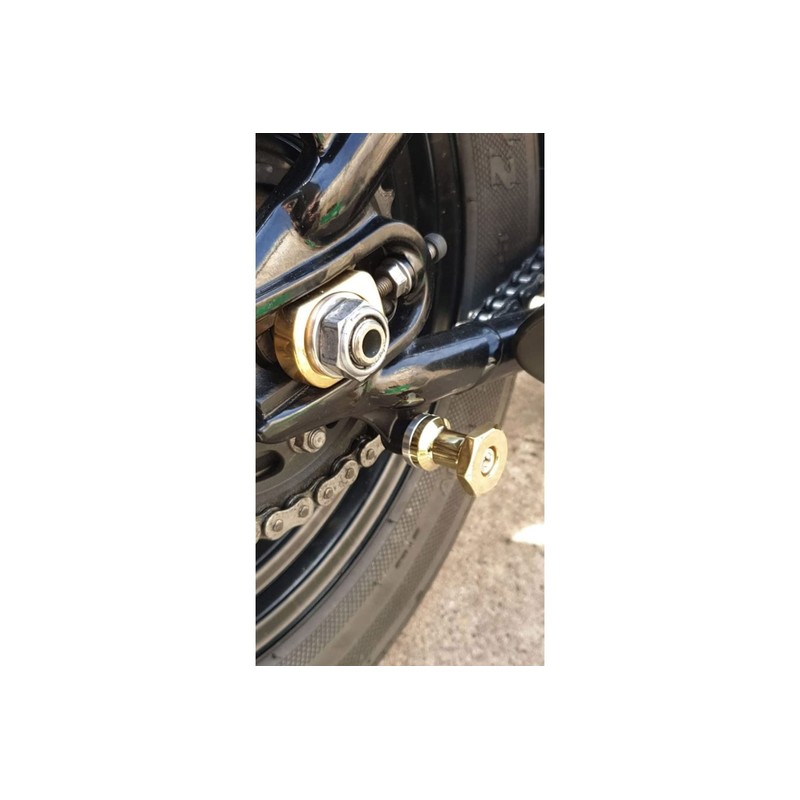 Motone MMU067 Bonneville Bobber Speedmaster Thruxton/R/RS 2pcs Brass Stand Hook