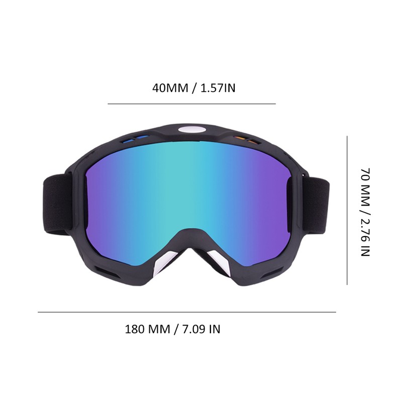 Motorcycle Padding Goggles Anti-UV Dustproof Windproof Riding Glasses Adjustable Eyewear