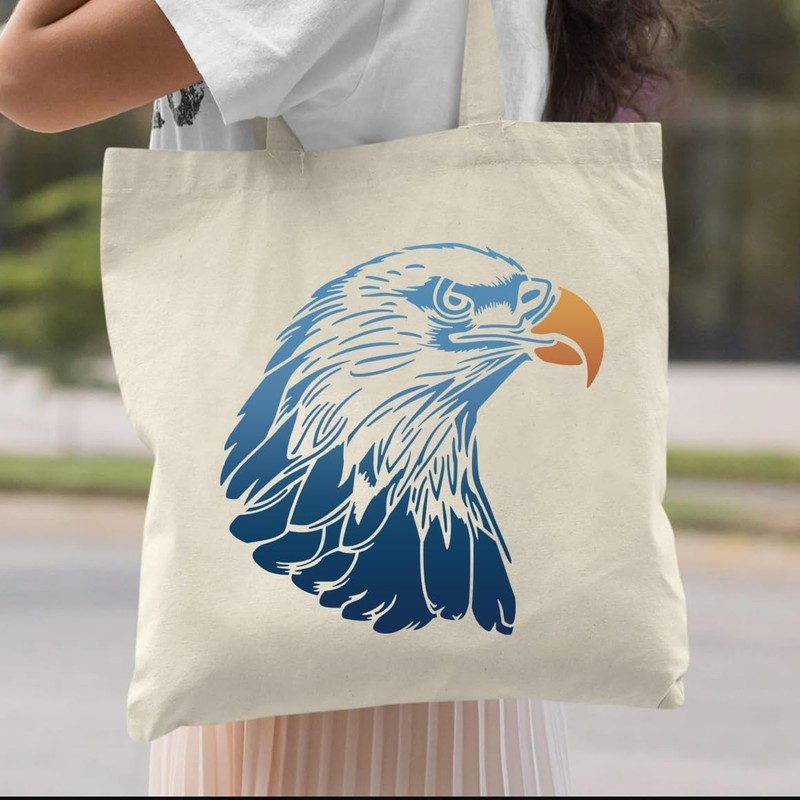 Gzfwthl 11pcs Eagle Stencils Large Reusable 11.8inch Animal Wood Burning