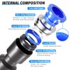 TAILONZ PNEUMATIC 6mm OD Push to Connect Fittings Pneumatic Fittings