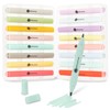 OfficeTree 16 Mini Alcohol Marker Pens - Pastel Colours -