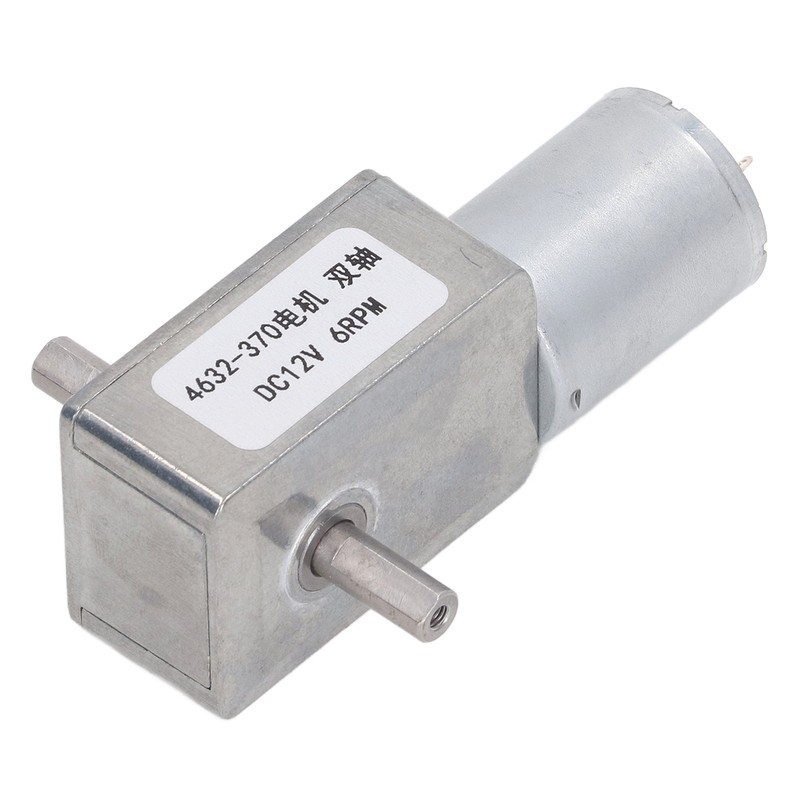 Turbo Worm Geared Motor 2 Shaft High Torsion Micro Gearbox