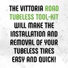 ビットリア(Vittoria) ロード チューブレス ツールキット[Road Tubeless Tool Kit] クリップ(6個)付属