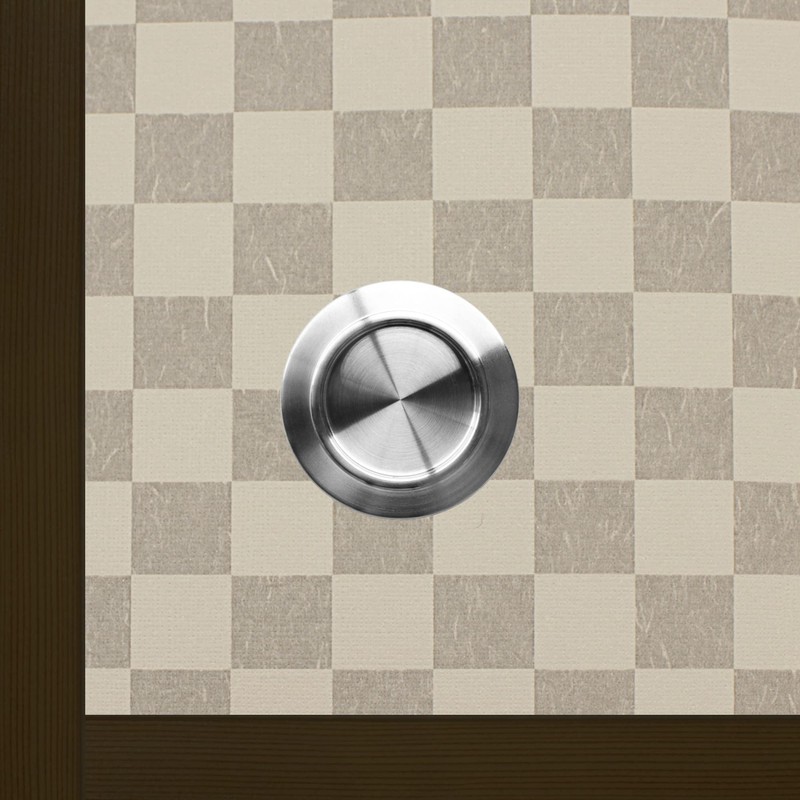 Fusuma Handle Pull 1 Piece Round Sliding Door Pull Japanese