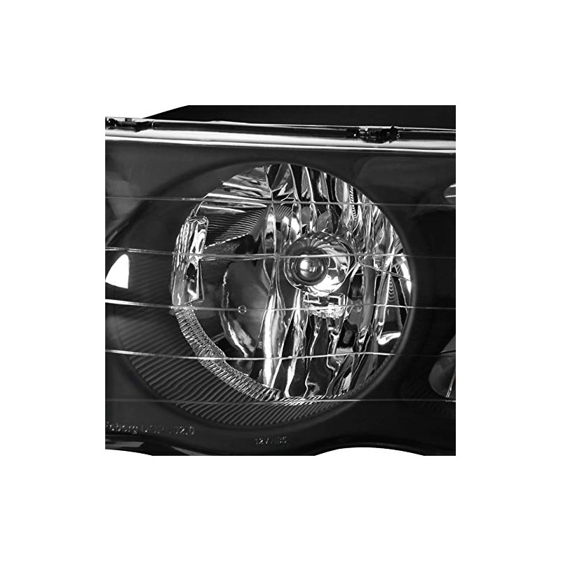 Spec-D Tuning Black Headlights Compatible with Dodge Ram 1500 2500