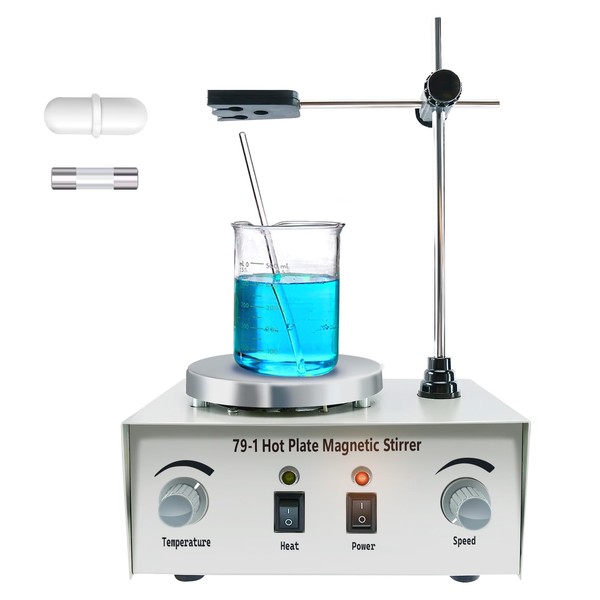 YaeCCC 1000ml Magnetic Stirrer Hot Plate Magnetic Mixer Stir Plate Lab Stirrers 2400 RPM