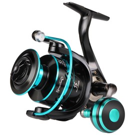 Sougayilang Spinning Reels Light Weight Ultra Smooth Powerful Fishing Reels Blue 3000