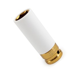 TOP-VIGOR Impact Socket, 19mm (3/4 inch) Alloy Wheel Impact Socket, 1/2 inch Drive, Extra Thin Wall, Wheel Rim Protector