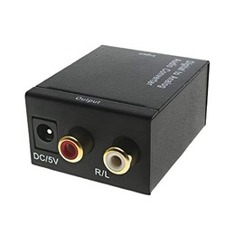 Cables Direct Online Optical Toslink Digital to Analog RCA Audio Converter Adapter L/R 3.5mm
