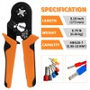 Sanuke Ferrule Crimping Tool Kit AWG 28-7, Square Ferrule Crimper
