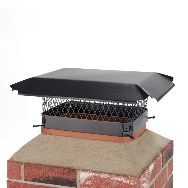 Draft King CBO1216 Bolt On Black Galvanized Steel Single Flue