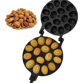 Walnut Cookie Mold Maker 16 non-stick - Oreshki Mold Maker - Walnut Cookie Molds - Орешница Russian - Oreshki Maker - Walnut Cookie Maker Oreshek - Nutty Maker - Oreshnitsa Nut Cookies Maker