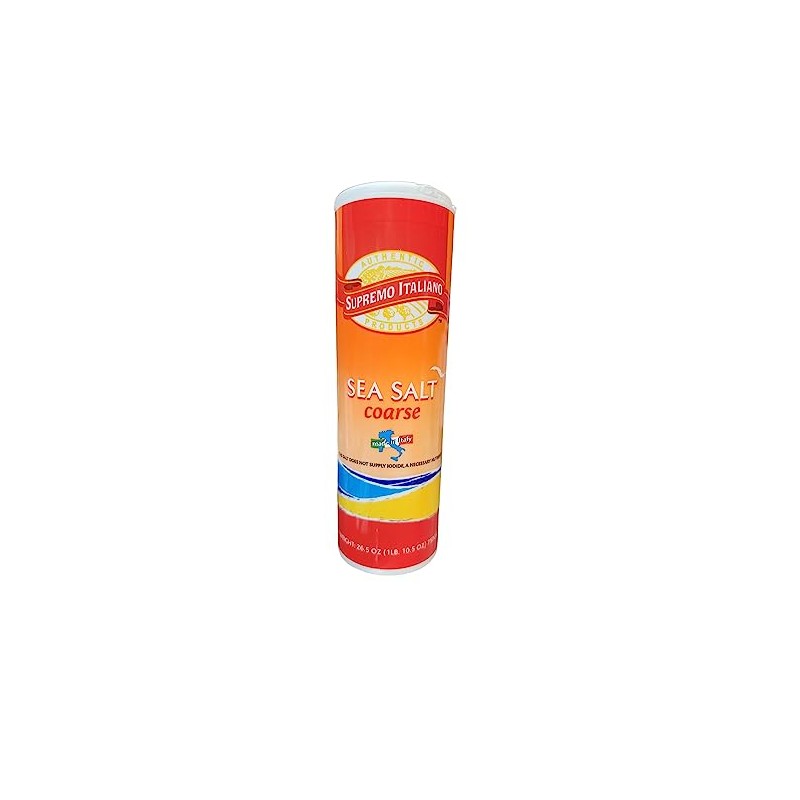 Supremo Italiano Coarse Sea Salt, 26 Ounce