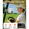 A2C Golf Cart Fan Rechargeable – 3-Speed, 360° Adjustable Gooseneck