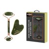 Jade Facial Roller and Gua Sha Stone Set