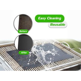 BBQ Grill Mat Set - 2 Pack Reusable, Easy Clean, Heavy Duty Non-Stick Grilling Mats - Perfect Men s Gift For Barbecue Enthusiasts, Acessory, Gift Idea