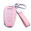 ShuDay Key Fob Cover Case Compatible with Hyundai Sonata Santa