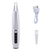 MAEELOU Rechargeable Pet Paw Trimmer with LED Light for Small
