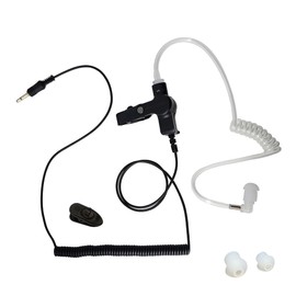 ICOM Compatible Intercom Earphones (For Kenwood/Alinco/Yays/Standard/Motorola), For Walkie Talkies, Handy Tubular Earphones, Curl Cord SP-28 EME-27 EH-1S25-32 EME‑46A Compatible FIELD GEAR EPPRO-KTT U
