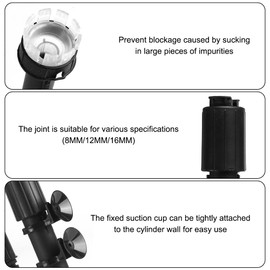 DONGKER Aquarium Surface Skimmer,Fish Fresh Salt Water Protein Skimmer for Coral Aquarium Fish Tank