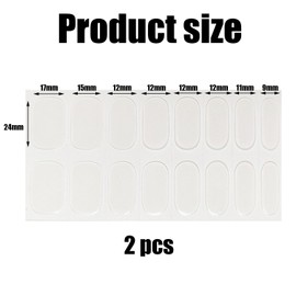 Gel Nails Stickers, 32 Pcs Semi Cured Gel Nails, Crystal Transparent Gel Nails Stickers, It Is Suitable For Beautifying Nails And Reduces The Trouble Of Frequent Manicure Changes