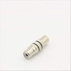 JQ RCA Extension Gender RCA FtoRCA F Silver Metal / RCA 연장 젠더 RCA FtoRCA F Silver Metal