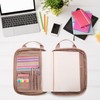 Teamoy Multi-Functional Journal Supplies Storage Case, Notebook Holder with Pen