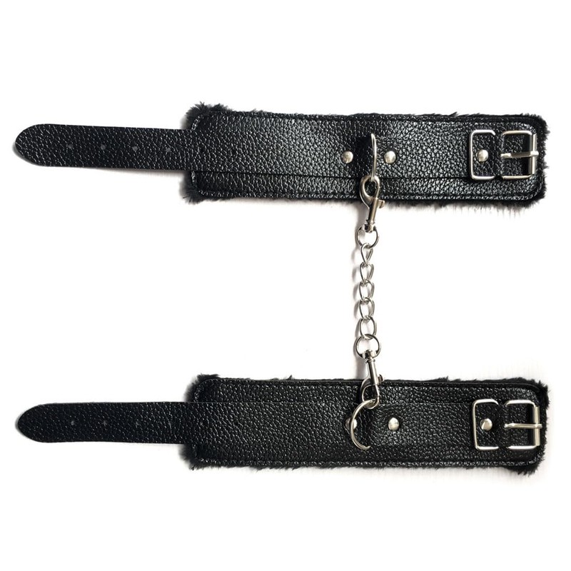 gutiest gutiest Double Adjust Wris Leather Hand Cffs 001 (Black)