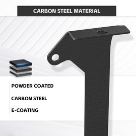 EYOUHZ for Wrangler JL CB Radio Antenna Spare Tire Mount Bracket Compatible with 2018 2019 2020 2021 2022 2023 2024 Jeep Wrangler JL JLU (2/4 Doors), Carbon Steel Antenna Mounting Holder Stand