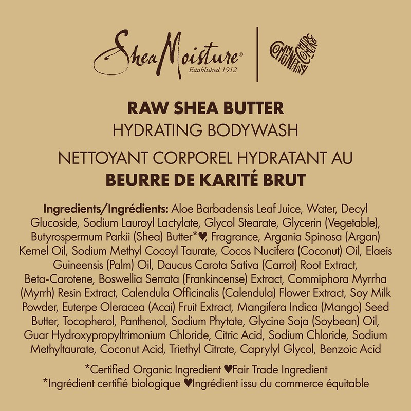 Raw Shea Butter Body Wash by Shea Moisture for Unisex