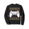 Ugly Christmas Sweater Video Game Controller Xmas Gamer Boys Sweatshirt