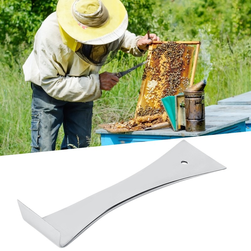 Multifunctional Stainless Steel Beehive Knife Scraper Beekeeping Tool Equipment for