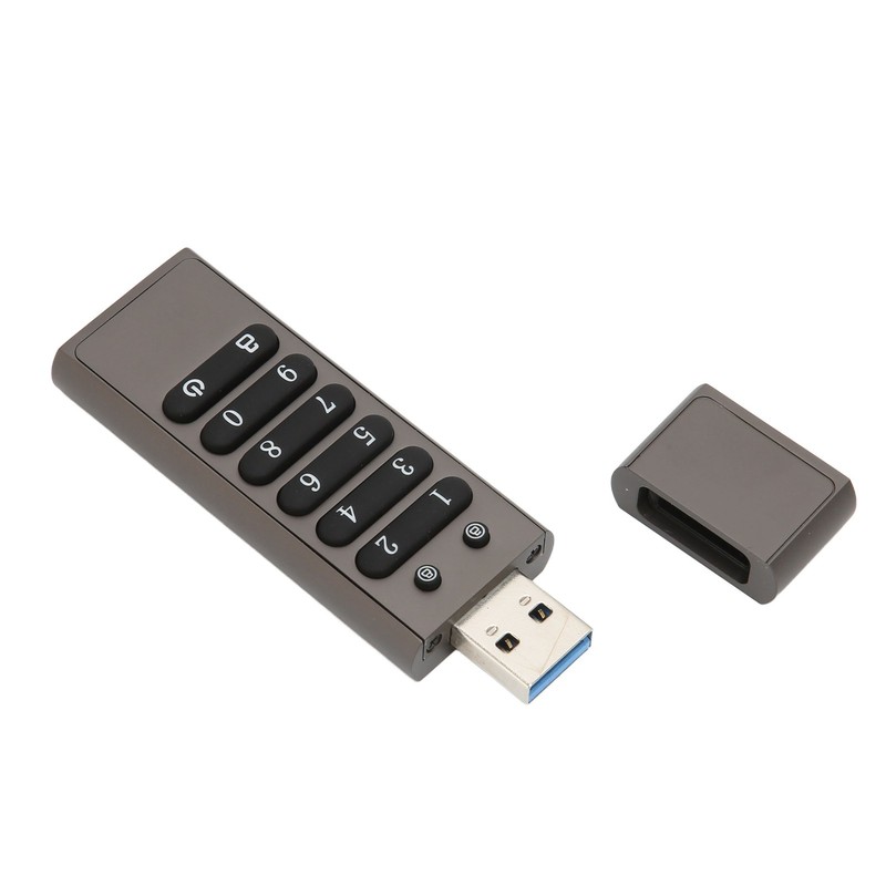 Encrypted USB Drive Secure Encrypted Button USB3.1 100MByet/s High Speed