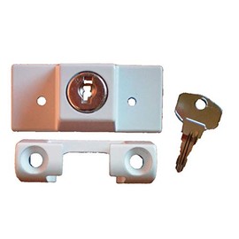 Siegenia Rotary Lock Cylinder White - Window Lock