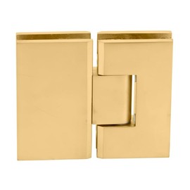 C.R. LAURENCE V1E180SB CRL Satin Brass Vienna 180 Series Glass-to-Glass Hinge