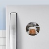 CafePress Peeking Goose Magnet 2.25" Round Magnet, Refrigerator Magnet