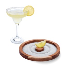 Premium Acacia Wood Cocktail Salt and Sugar Rimmer - Large Glass Rimmer for Margaritas & Martinis - Drink Rimming Dish for Cocktails, Bar Accessories for Bartender Use, Fits Glasses Up to 5.5 Inches