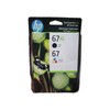 HP 67XL Combo Pack High Yield Black / Tri-Color Ink Cartridges  NEW