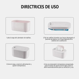 Calentador De Toallitas Húmedas Led Termostato Para Bebés