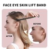 4 Pack Facelift Bands with Clips, Reusable Hairpin Facial Lifting