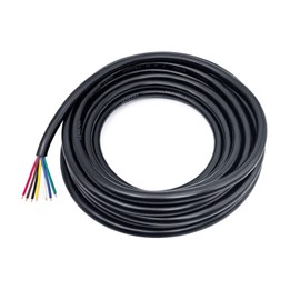 YOYOCOOL 7 Core x 0.5 mm² Trailer Wiring Cable - 5M, 7 Pin Auto Harness Wire for Wiring Car Motorcycle Trailer Lighting